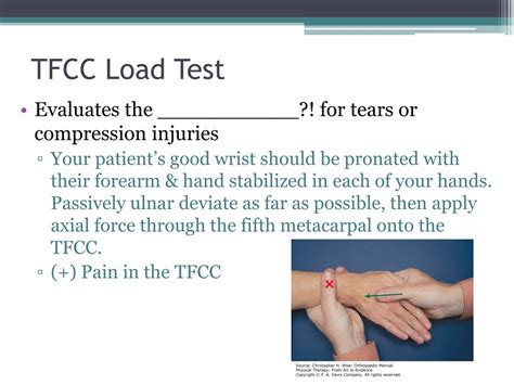 test for tfcc tear|tfcc special tests physical therapy.